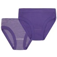 loud + proud loud + proud Babys & Kinder Doppelpack Slips aus Feinripp, GOTS-zertifiziert, Violet(lila), – Produktbild 1 von 1