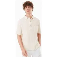 ORGANICATION ORGANICATION Poloshirt aus Bio-Baumwolle mit Waffelstruktur – Produktbild 1 von 1