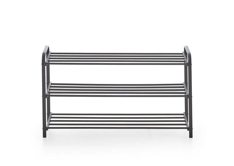 furnling Schuhregal Littleo, 3 Fächer mit Platz für 15 Paar Schuhe, schwarz, Höhe 49 cm, Schwarz, – Produktbild 3 von 4