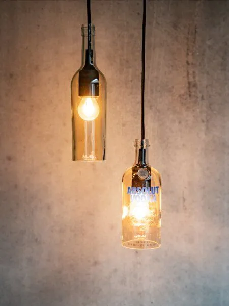 MaBe MaBe Pendelleuchte Upcycling, Transparent, – Produktbild 3 von 4