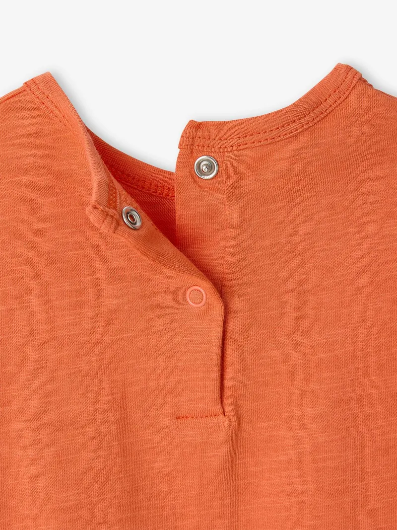 Vertbaudet T-Shirt Baby Jungen mit Print, Orange, – Produktbild 3 von 4
