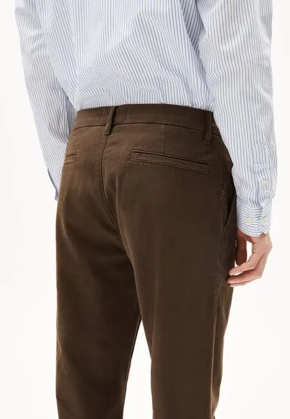 ARMEDANGELS ARMEDANGELS AASTER Herren Chino Hose aus Bio-Baumwoll Mix, Tree shade, – Produktbild 3 von 4