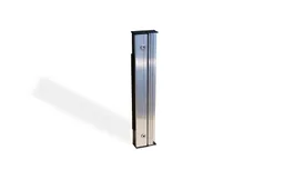 woodstore24 Adapter aus Aluminium für Sichtschutzelemente, passend für 2, 6 und 8 mm starke Elemente, incl. Stopper und Gummis für Glas-,HPL-, Keramik- oder Solarmodule, Länge 1,95 m-anthrazit – Produktbild 1 von 1