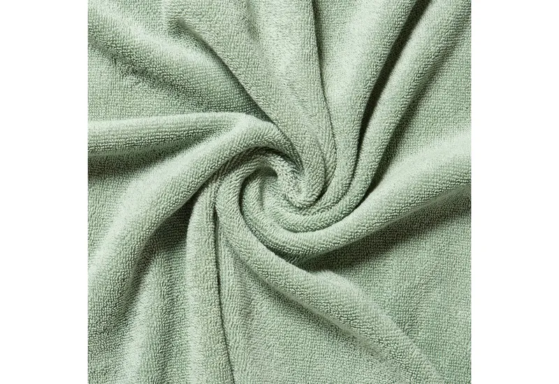 People Wear Organic People Wear Organic Kapuzenhandtuch, Biobaby Kapuzenhandtuch, Frottee, 100% Baumwolle (kbA), 80x80cm, Grün, – Produktbild 3 von 3