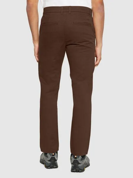KnowledgeCotton Apparel KnowledgeCotton Apparel Chino CHUCK Twill, Demitasse brown, – Produktbild 3 von 4
