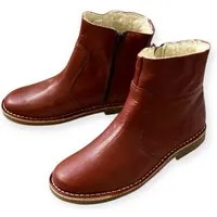 Greenova Greenova flache Stiefeletten Cacia, Rotbraun, – Produktbild 1 von 1