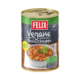 Felix Felix Vegane Gulaschsuppe, 100 % pflanzlich mit Erbsenprotein, 400g – Produktbild 1 von 1