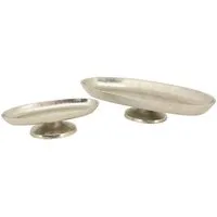 Mitienda Shop Mitienda Shop Dekoschale aus Metall, oval – Produktbild 1 von 1