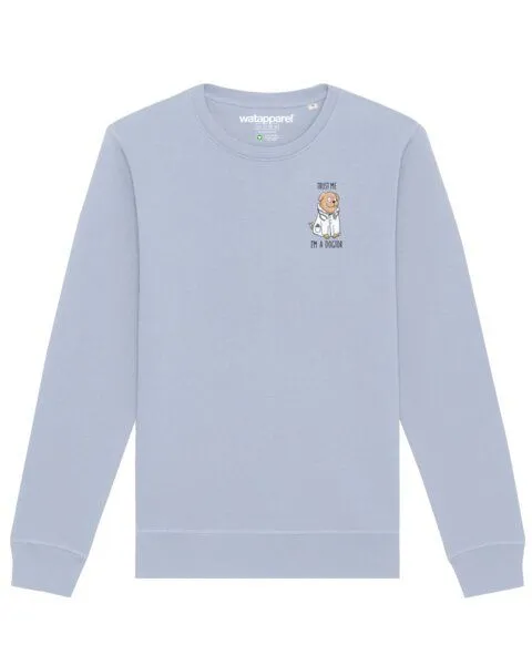 watapparel watapparel Sweatshirt Unisex Dogtor, Serene blue, – Produktbild 1 von 3
