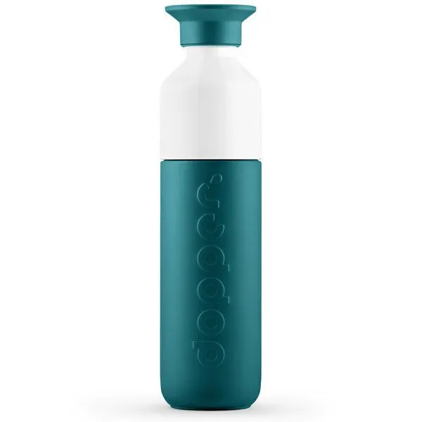 Dopper Thermosflasche Dopper Insulated 350ml, 580 ml - Doppelwandig, auslaufsicher, hält 24h kalt / 9h heiß, Green lagoon (grün), – Produktbild 1 von 3