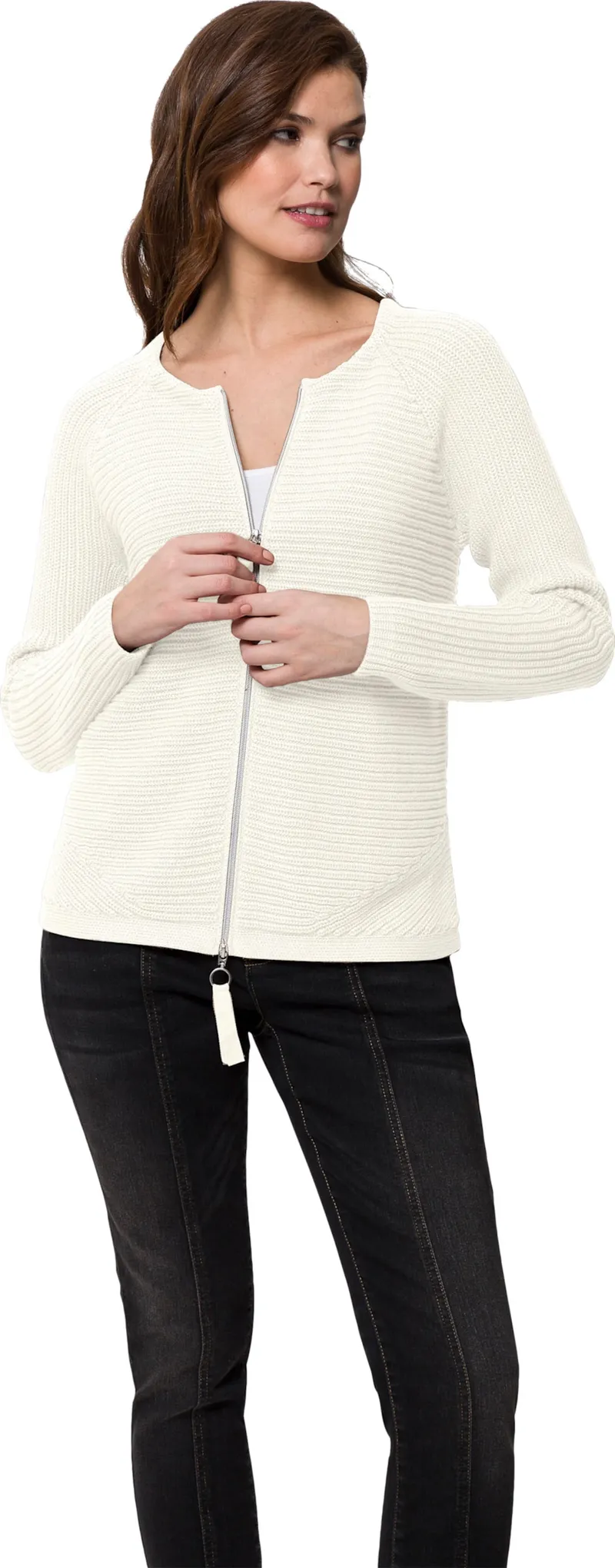heine Strickjacke ecru, Ecru, – Produktbild 2 von 2