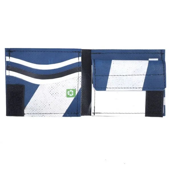 Rebago Rebago Portemonnaie Wallet Tarp Man, Blau-weiss-a, – Produktbild 2 von 3