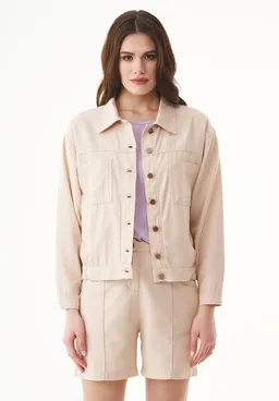 ORGANICATION ORGANICATION Hemdjacke aus TENCEL Lyocell und Bio-Baumwolle – Produktbild 1 von 1
