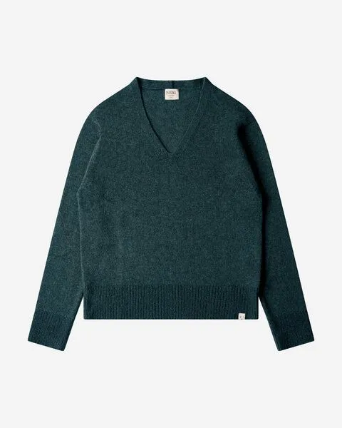 MATONA Matona Pullover | Cashmere Sweater | aus 100% Kaschmir, Dark forest, – Produktbild 3 von 3