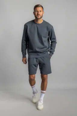 DIRTS DIRTS Herren vegan Sweatshirt Classic Crewneck Leftover Charcoal – Produktbild 1 von 1