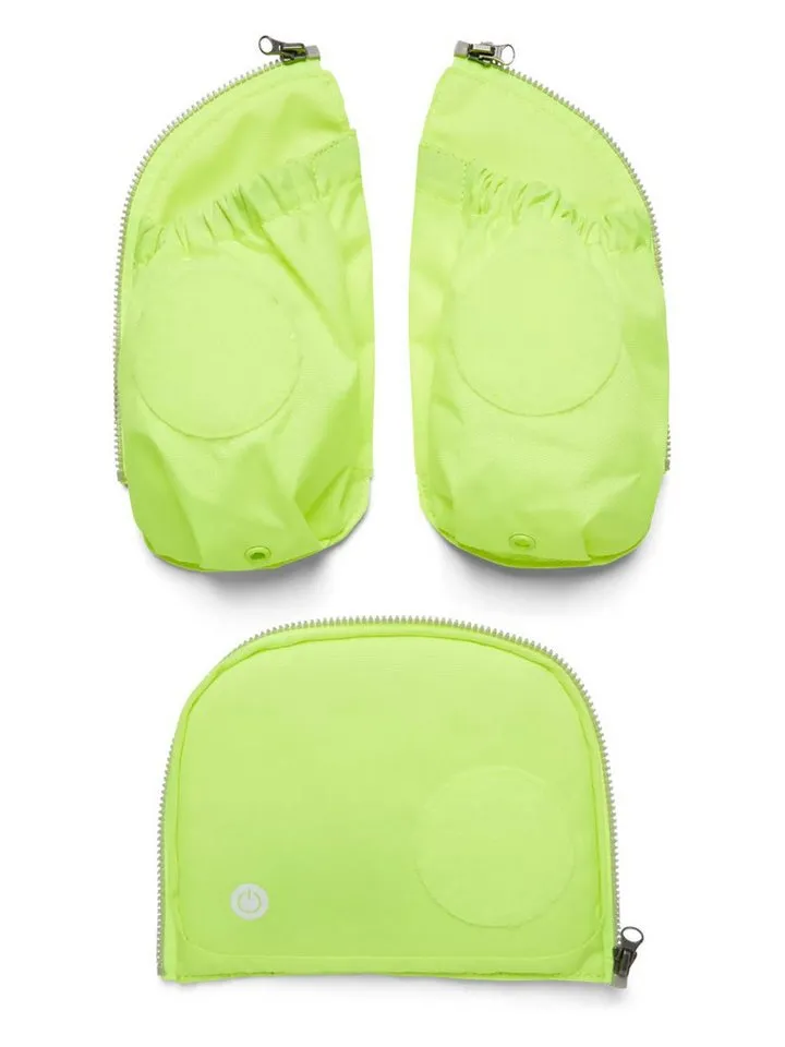 Ergobag Ergobag Schulranzen Fluo LED Seitentaschen Set, reflektierend, Gelb, – Produktbild 1 von 3