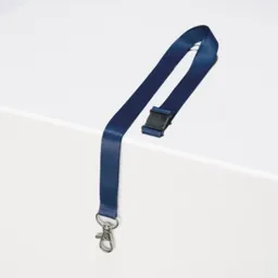 Avery Zweckform Avery Zweckform 10 Lanyards aus Recyclingkunststoff 440 x 15 mm, blau – Produktbild 1 von 1