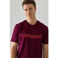 Kultgut Kultgut Artdesign - Biofair Klassik Shirt / Sportive Line, Dunkelrot, – Produktbild 1 von 1