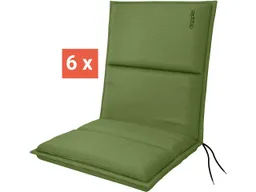 Doppler doppler Auflage "CITY" für Niederlehner, 6er-Pack, 100x48x6 cm, Polyester, grün – Produktbild 1 von 1