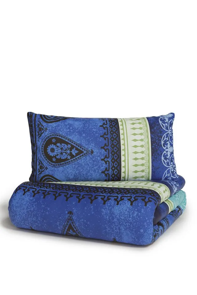 OTTO home Bettwäsche Sonnenham, Renforcé, 2 teilig, in Gr. 135x200 oder 155x220 cm, 100% Baumwolle, Paisley, Blau, – Produktbild 7 von 7