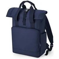 BagBase BagBase Recycled Twin Handle Roll-Top Backpack Rucksack und Handtasche in einem, Navy, – Produktbild 1 von 1