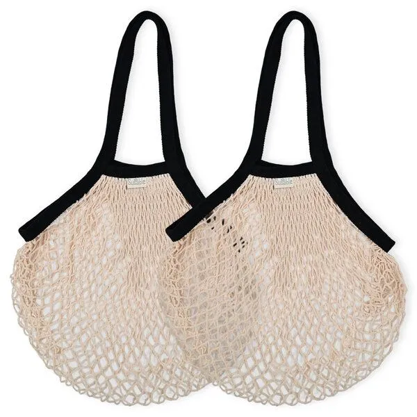 Susable Susable Einkaufstasche aus Bio-Baumwolle / Wiederverwendbare Netztasche | 2er Set – Produktbild 1 von 4