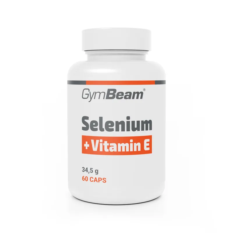 GymBeam GymBeam Selen + Vitamin E 60 Kapseln – Produktbild 1 von 1