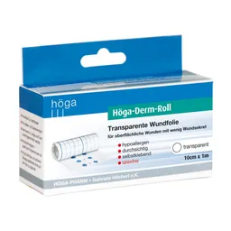Höga-Pharm HÖGA DERM-Roll transparente Wundfolie 10 cmx1 m 1 St Pflaster – Produktbild 1 von 1
