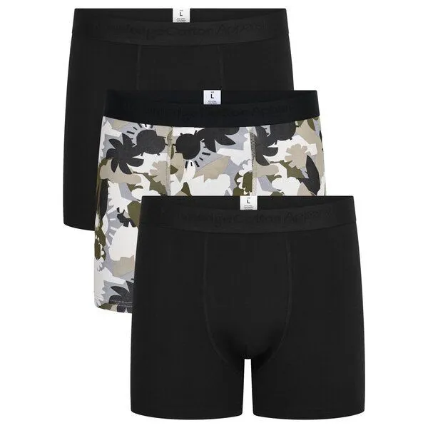 KnowledgeCotton Apparel KnowledgeCotton Apparel Herren-Unterhosen im 3er-Pack, Item colour, – Produktbild 2 von 4