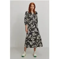recolution Recolution Damen vegan Kleid Medinilla Botanical Schwarz – Produktbild 1 von 1