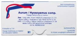 Weleda WELEDA AURUM/HYOSCYAMUS comp.Ampullen 8X1 ml Ampullen – Produktbild 1 von 1