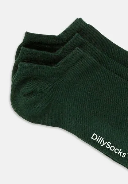 DillySocks DillySocks Sneakersocken „One Color Shorties“, Olive green, – Produktbild 4 von 4