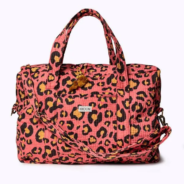 KIKOONI KIKOONI handgefertigte große Reisetasche TRAVELER BAG, Oh leo sunset, – Produktbild 1 von 4