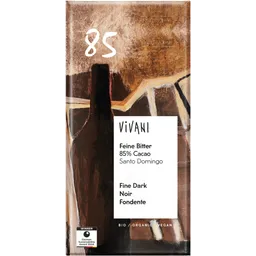 Vivani Cacao 85% Feine Bitter Schokolade bio (80g) – Produktbild 1 von 1