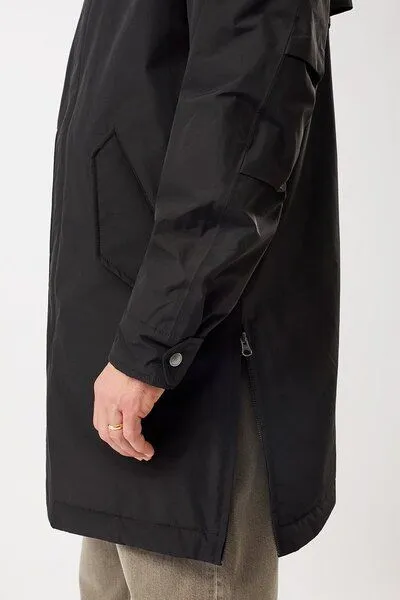 LangerChen LangerChen Langer Parka wattiert mit Funktion, Black (schwarz), – Produktbild 3 von 4