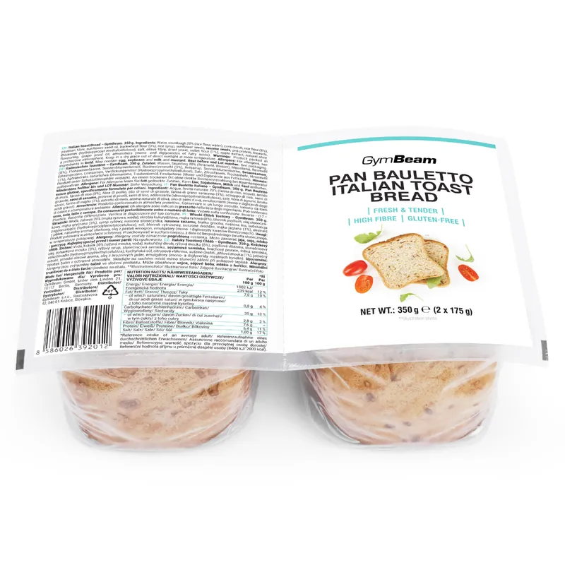 GymBeam Food GymBeam Italienisches Toastbrot 350 g – Produktbild 1 von 1