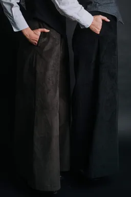 De IONESCU De IONESCU Damen vegan Hose Palazzo Corduroy – Produktbild 1 von 1