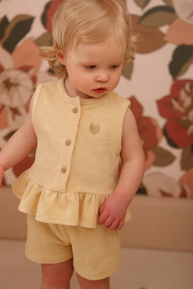 Vertbaudet Baby Set, Hellgelb, – Produktbild 1 von 4