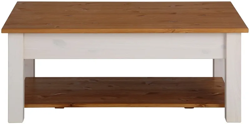 OTTO home Couchtisch Chicago (Couchtisch, Sofatisch, OTTOs Choice), in zwei Größen, Landhausstil, zusätzlicher Stauraum, Beige, – Produktbild 8 von 8