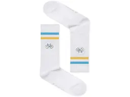 GreenBomb GREENBOMB Bio-Tennissocken "Bike Loop", white, Gr. 36/40 – Produktbild 1 von 1