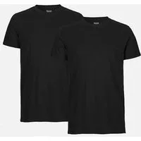 Neutral NEUTRAL® Doppelpack Herren Bio Tshirt - Bio Baumwolle, Schwarz, – Produktbild 1 von 2