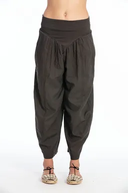 RAVENS VIEW IBIZA RAVENS VIEW IBIZA Damen vegan Hose Marlow Anthrazitgrau – Produktbild 1 von 1