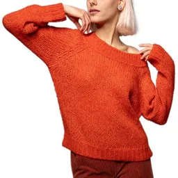 Alma & Lovis Alma & Lovis flauschiger Pullover aus Alpaka und Baumwolle – Produktbild 1 von 1