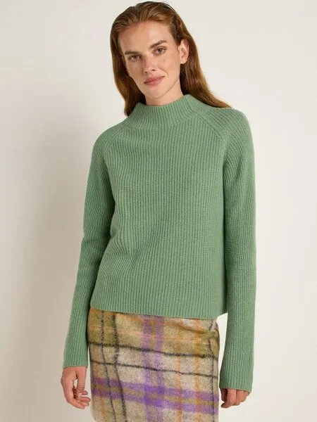 LANIUS LANIUS Grobstrickpullover aus Bio-Merinowolle, Sage, – Produktbild 1 von 4