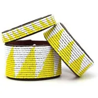 Swahili Coast Swahili Coast Perlenarmband & Armreif - TRI - S/M/L, Gelb, – Produktbild 1 von 1