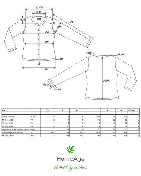 HempAge HempAge Edler Strickcardigan Wolle/Hanf/Biobaumwolle, Rock(grau), – Produktbild 3 von 3