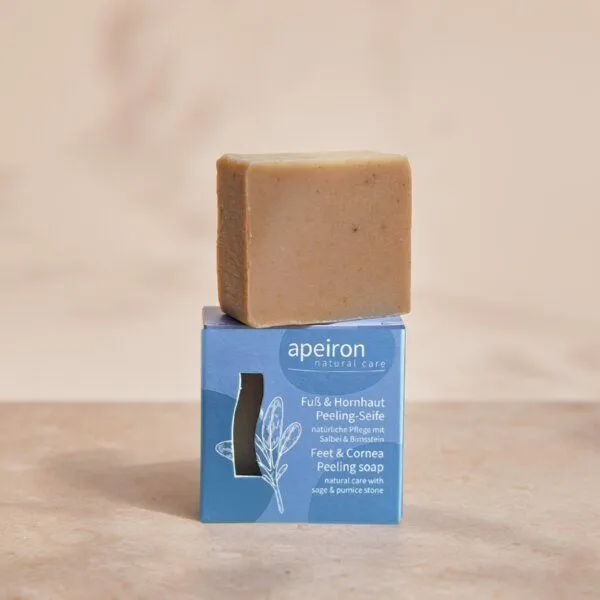 Apeiron Apeiron Fuß & Hornhaut Peeling Seife 100g – Produktbild 4 von 4
