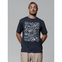 watapparel watapparel T-Shirt Unisex Fahrräder, India ink grey, – Produktbild 1 von 1