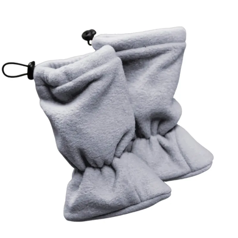 Hoppediz Hoppediz® Babyschuhe Fleece-Booties, Grau, – Produktbild 2 von 3