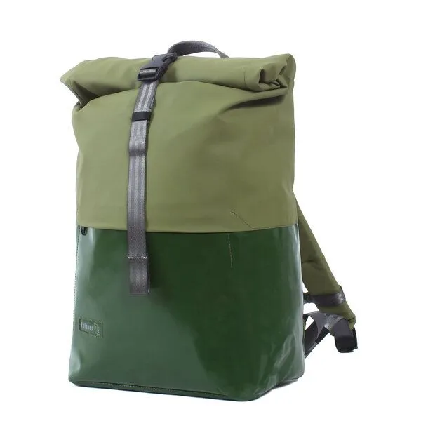 7clouds 7clouds Rolltop-Rucksack Nomo 7.1, Jungle green-mud green, – Produktbild 2 von 4